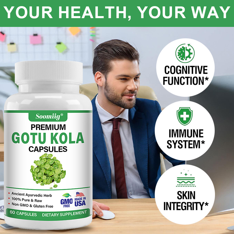 Ginkgo Biloba Extract - Gotu Kola Capsules 1300mg - Ginkgo