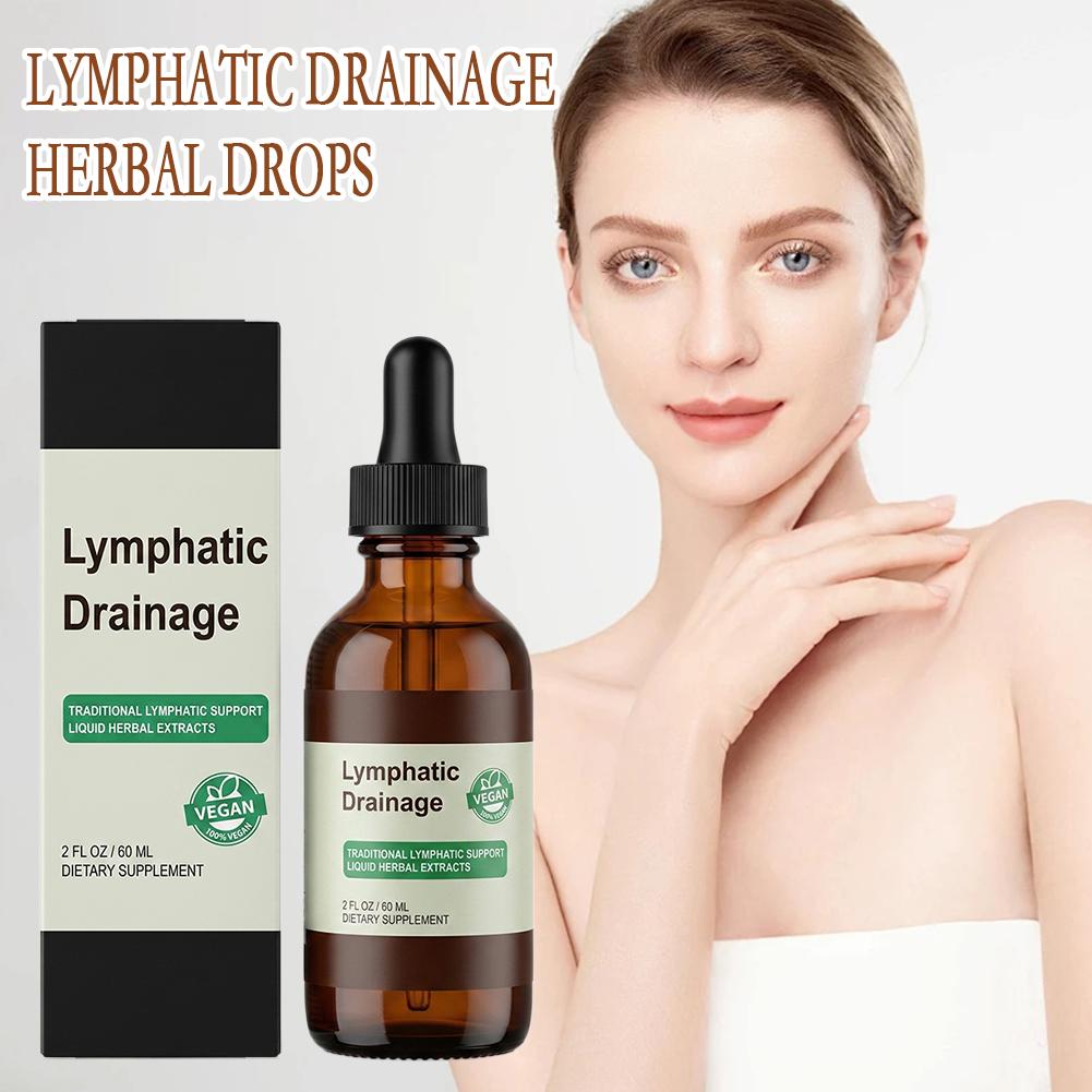 Herbal Wellness Drops - 60ml Lymphatic Drainage Herbal Drops Natural