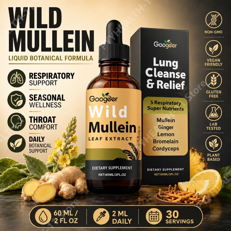 Herbal Wellness For You - Mullein Liquid Drops Herbal Blend with