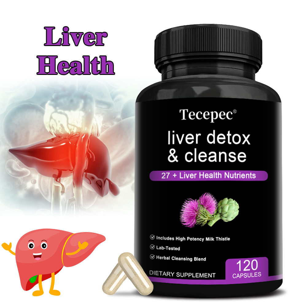 Herbal Wellness Blend - Liver Support Supplement Capsules with Milk
