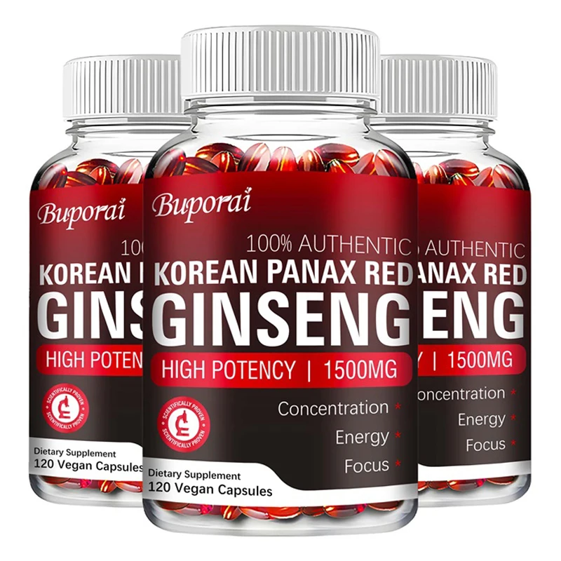 Korean Red Panax Ginseng Capsu - огляд і ціна Ginkgo Biloba Extract