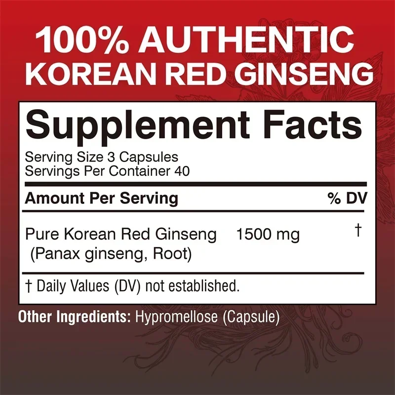 Korean Red Panax Ginseng Capsu - огляд і ціна Ginkgo Biloba Extract