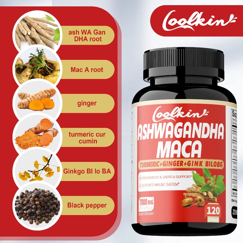 Ashwagandha and Maca Supplemen - огляд і ціна Ginkgo Biloba Extract