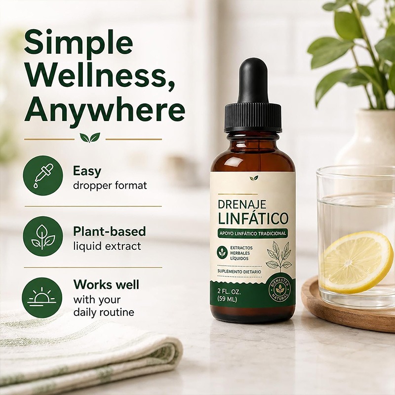 59ml Drenaje Linfatico Natural - огляд і ціна Herbal Wellness Drops