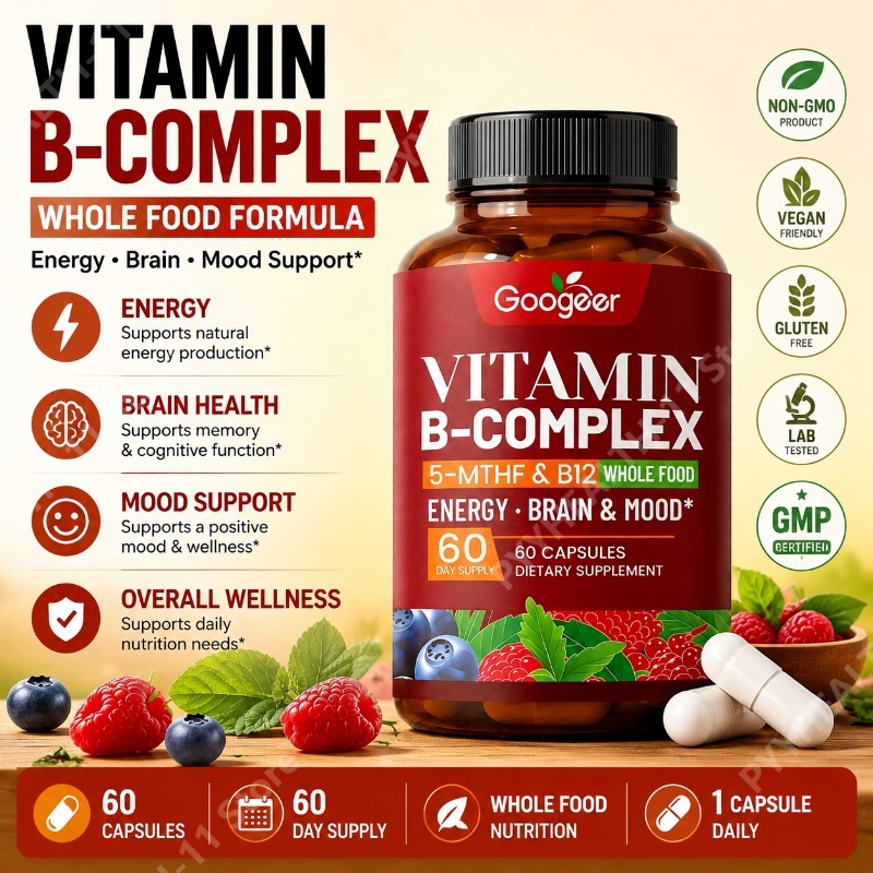 B Complex Vitamins Supplement  - огляд і ціна Herbal Wellness Blend