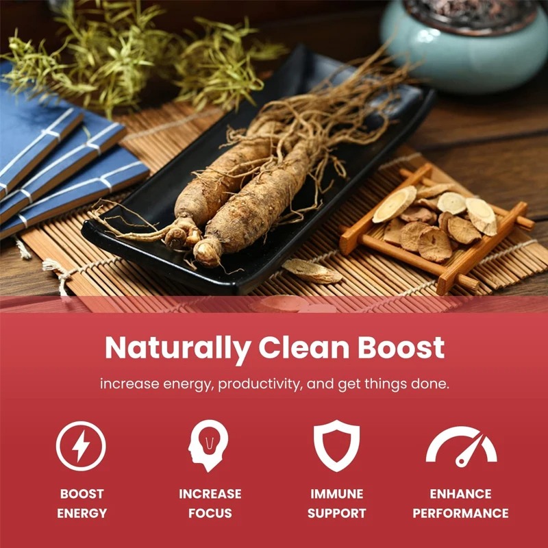 Vegan Korean Red Panax Ginseng - огляд і ціна Ginkgo Biloba Extract