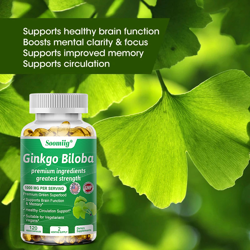 Ginko Biloba Capsules - Brain  - огляд і ціна Ginkgo Biloba Extract