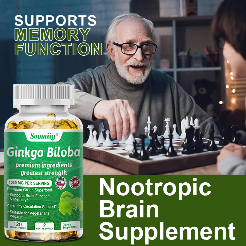 Ginko Biloba Capsules - Brain  - огляд і ціна Ginkgo Biloba Extract