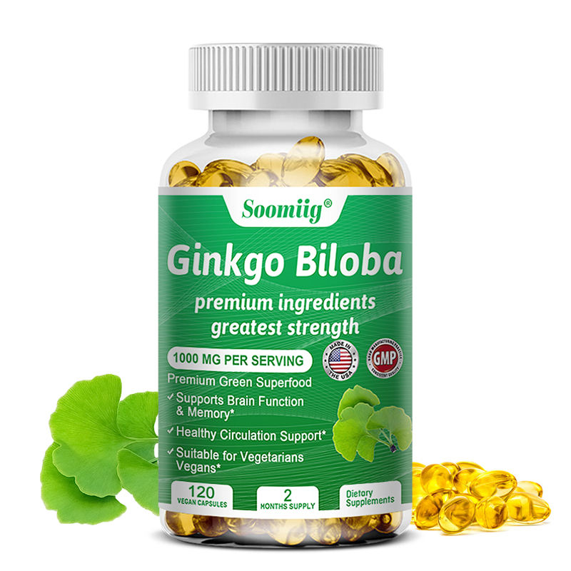 Ginko Biloba Capsules - Brain  - огляд і ціна Ginkgo Biloba Extract