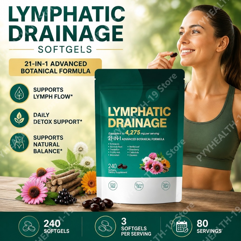 Lymphatic Drainage Capsules He - огляд і ціна Herbal Wellness Blend