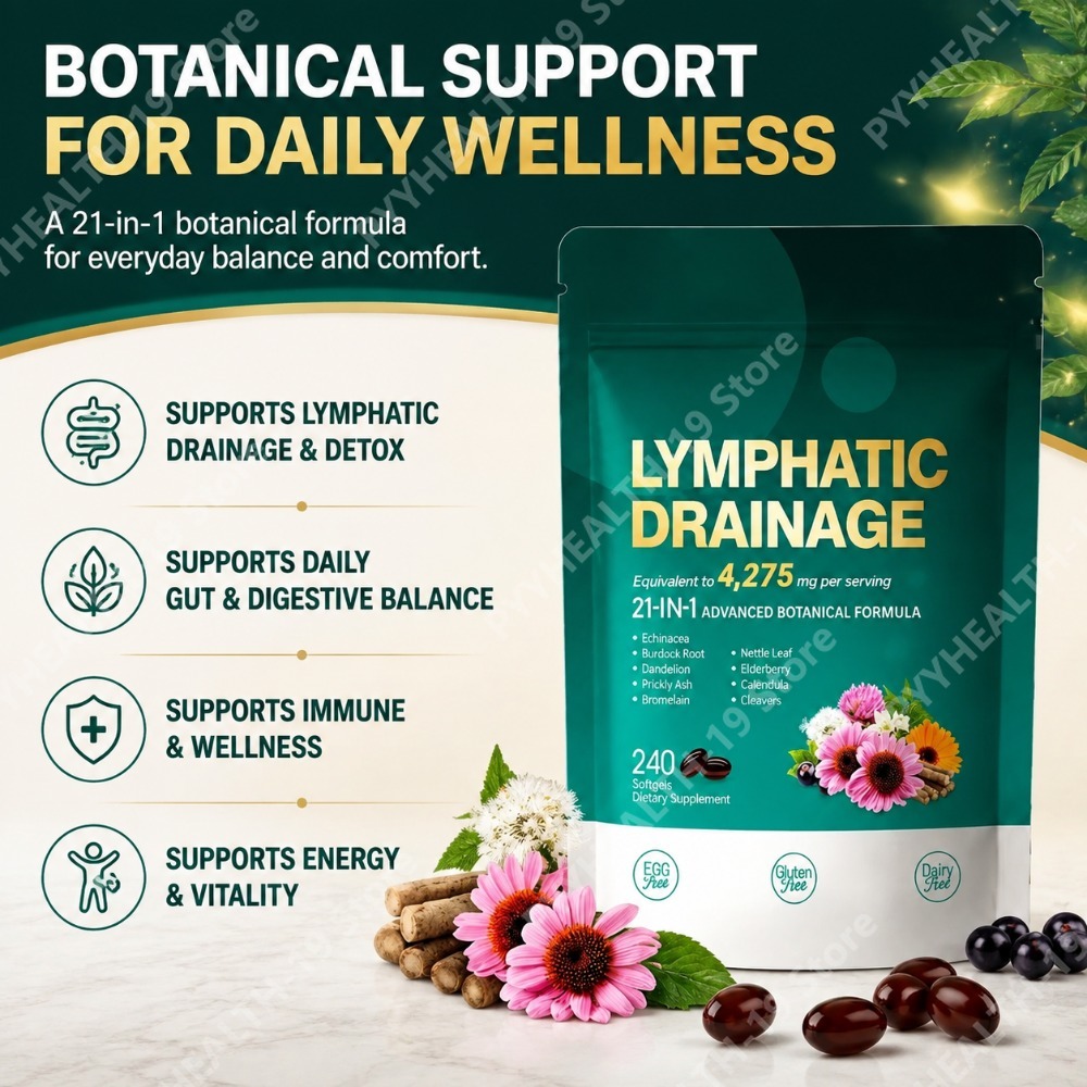 Lymphatic Drainage Capsules He - огляд і ціна Herbal Wellness Blend
