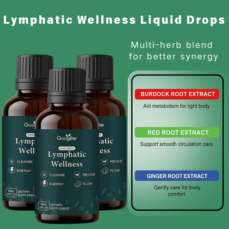 60ml Lymphatic Support Liquid  - огляд і ціна Herbal Wellness Drops