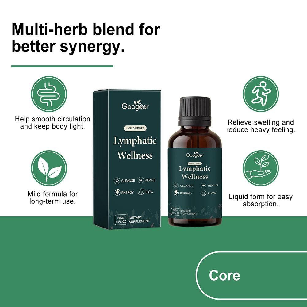 60ml Lymphatic Support Liquid  - огляд і ціна Herbal Wellness Drops
