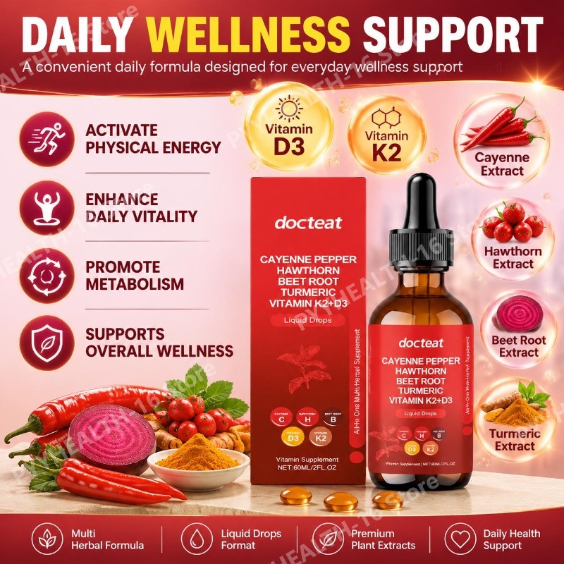 Docteat Vitamin K2+D3 Liquid D - огляд і ціна Herbal Wellness Drops