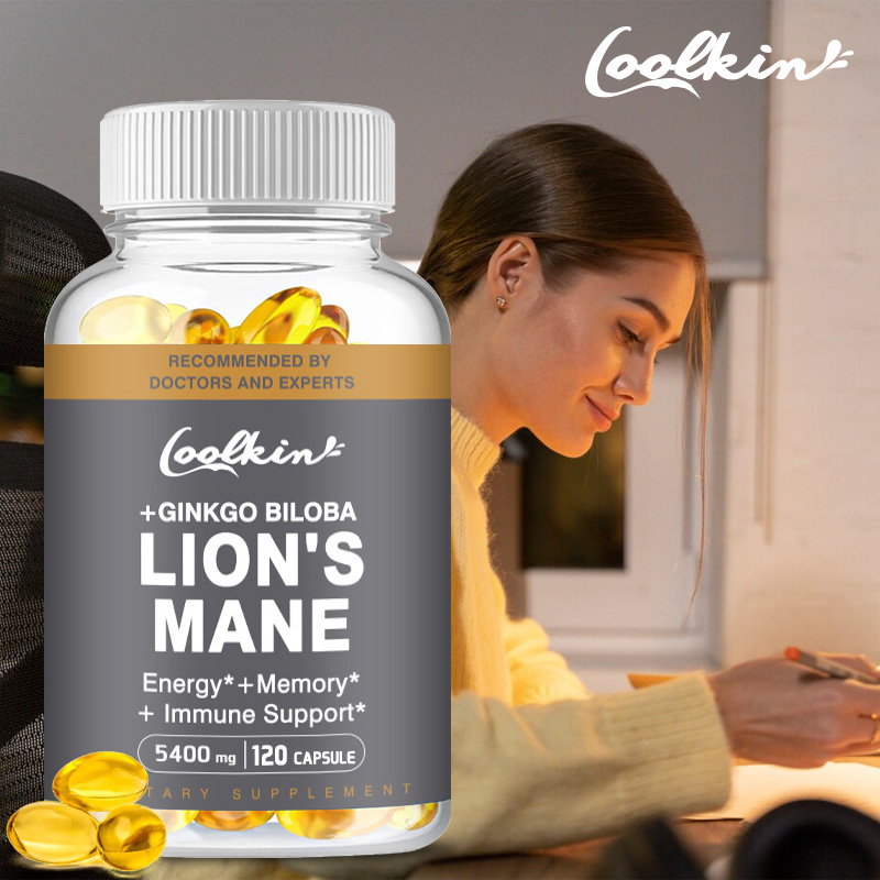 Coolkin Lion's Mane Mushroom E - огляд і ціна Ginkgo Biloba Extract