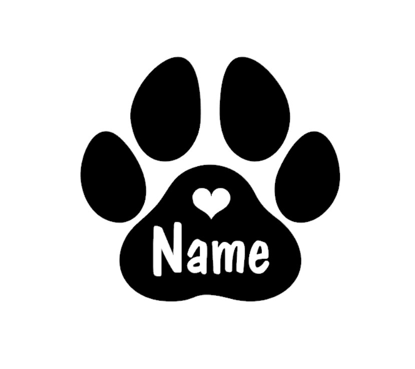 2pcs Personalised Paw Print wi - огляд і ціна Cat Claw Bark