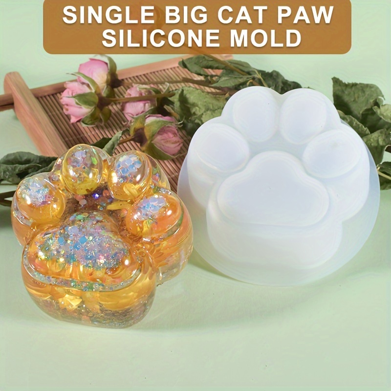 1 Large Cat Paw Silicone Mold， - огляд і ціна Cat Claw Bark