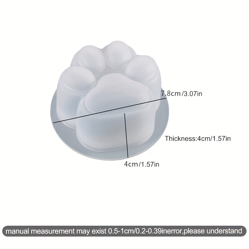 1 Large Cat Paw Silicone Mold， - огляд і ціна Cat Claw Bark